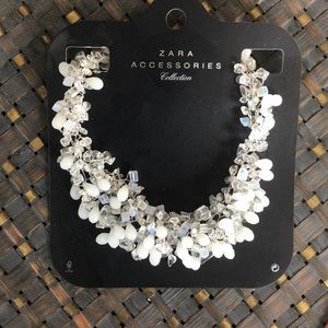 Zara clear necklace